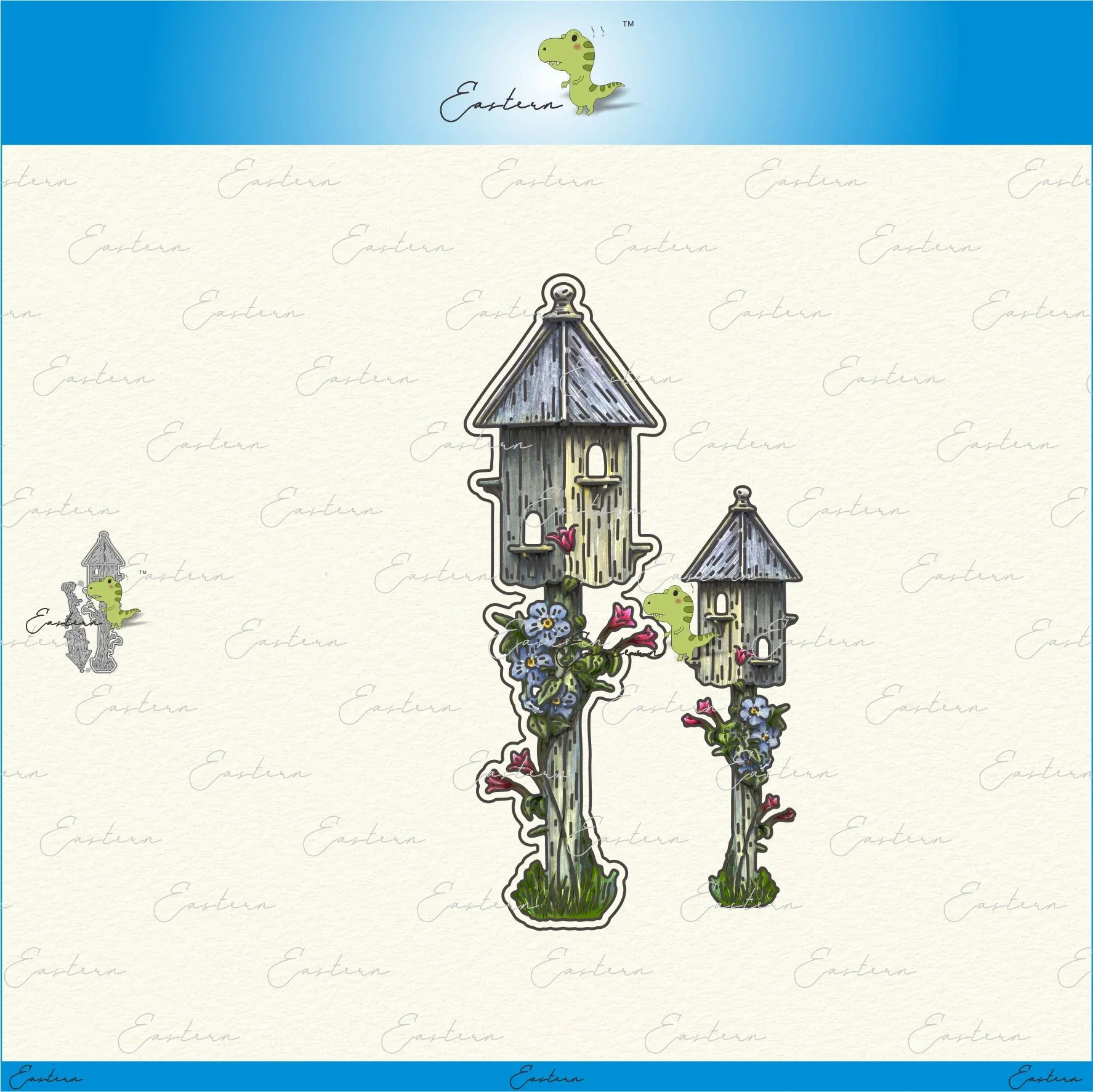 Blooming Birdhouse Die Set metal cutting dies 2023 new DIY molds Scrapbooking Paper Making die cut crafts Printed Sheet
