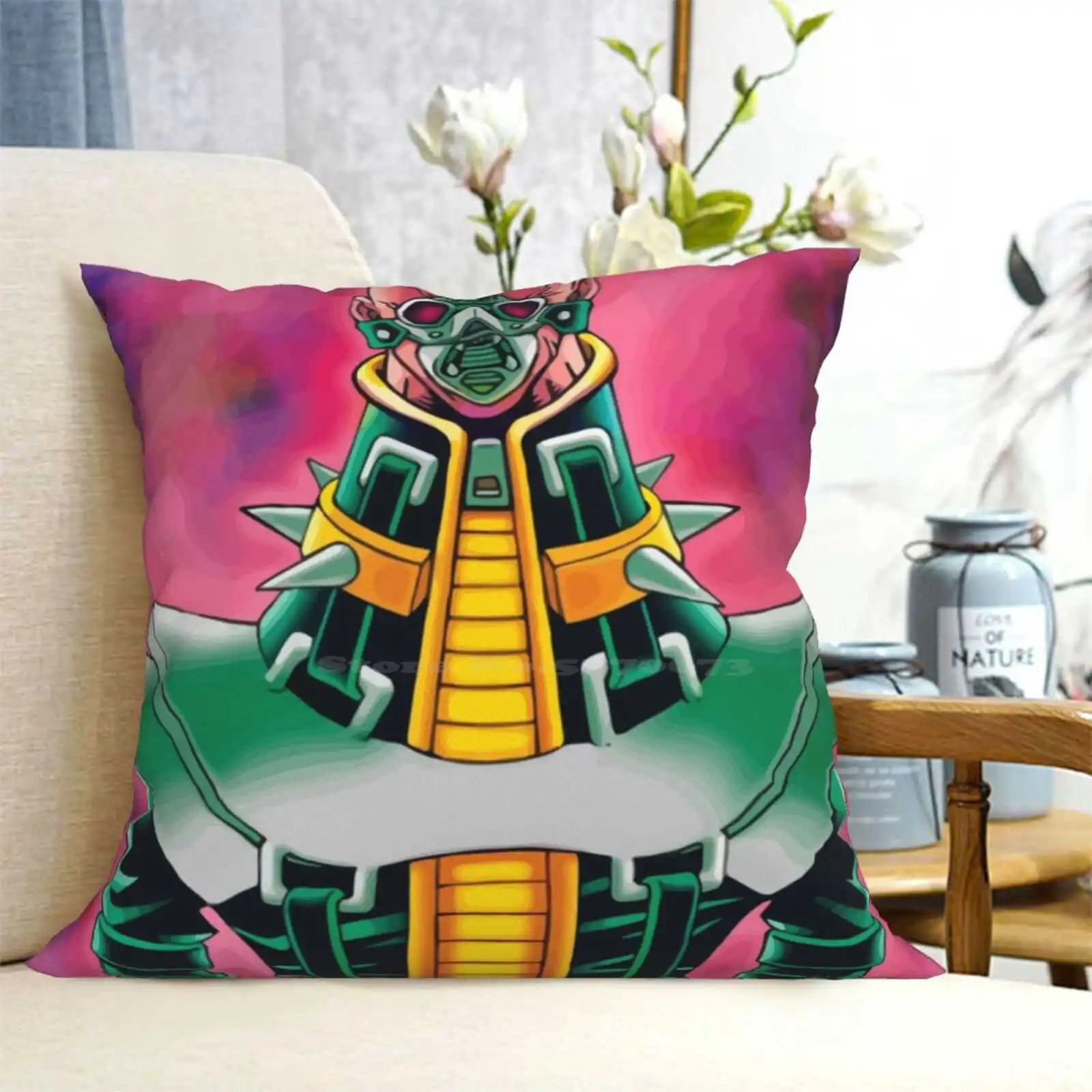 Jinzo Throw Cushion Pillow Cover Yu Gi Oh Yugioh Blue Eyes Exodia White Dragon Black Dark Magician Girl Seto Kaiba Original