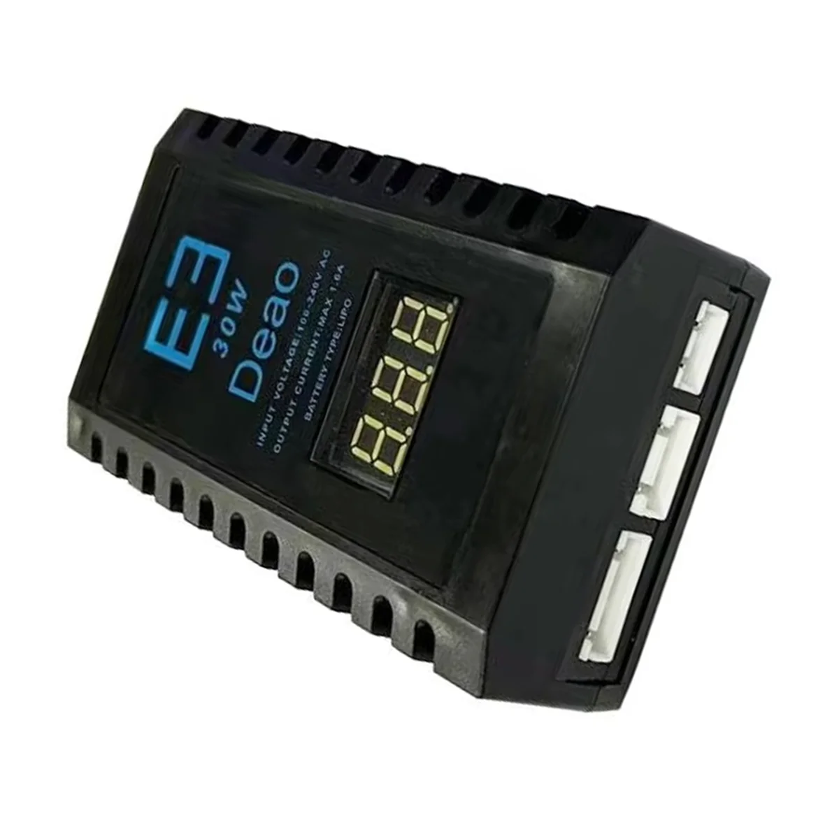 ABNJ E3 شاحن شاحن متوازن نموذج طائرة بطارية 2s3s4s بطارية ليثيوم 30 واط نموذج لعبة طائرة بدون طيار شحن بطارية ليثيوم (الولايات المتحدة)