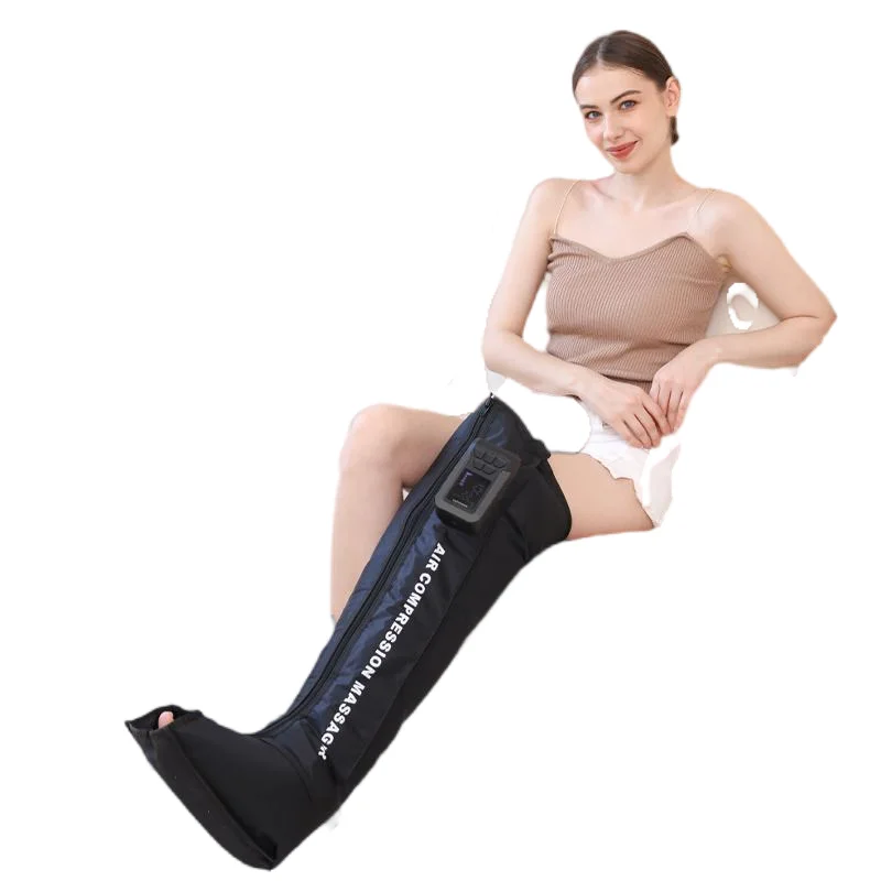 Improve Circulation Rechargeable Digital Air Compression Leg Recovery System Sports Heating Recovery Massage Boots