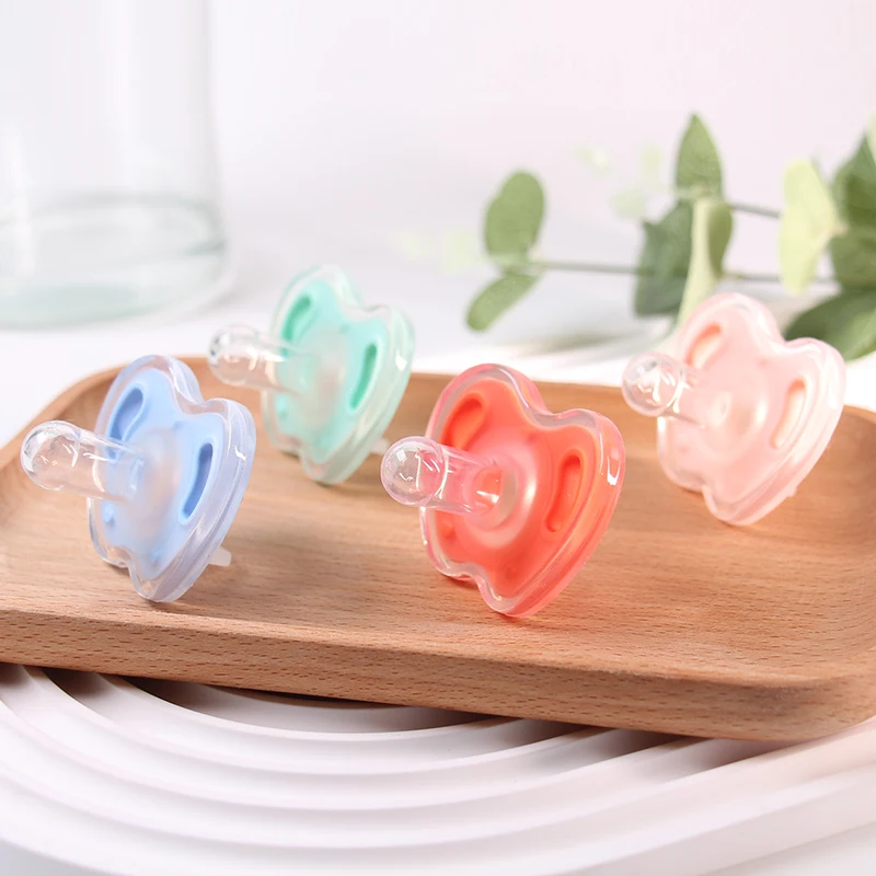 0-3 Years Old Silicone Apple Pacifier Baby Fruit Pacifier Newborn Pacifier Sleep Safety Simulation Pacifier Baby Pacifier Pacifi