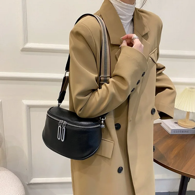 

High-Quality Women's Shoulder Bag, Stylish Leather Messenger Bag For Ladies In Popular Classic Elegant Fashion