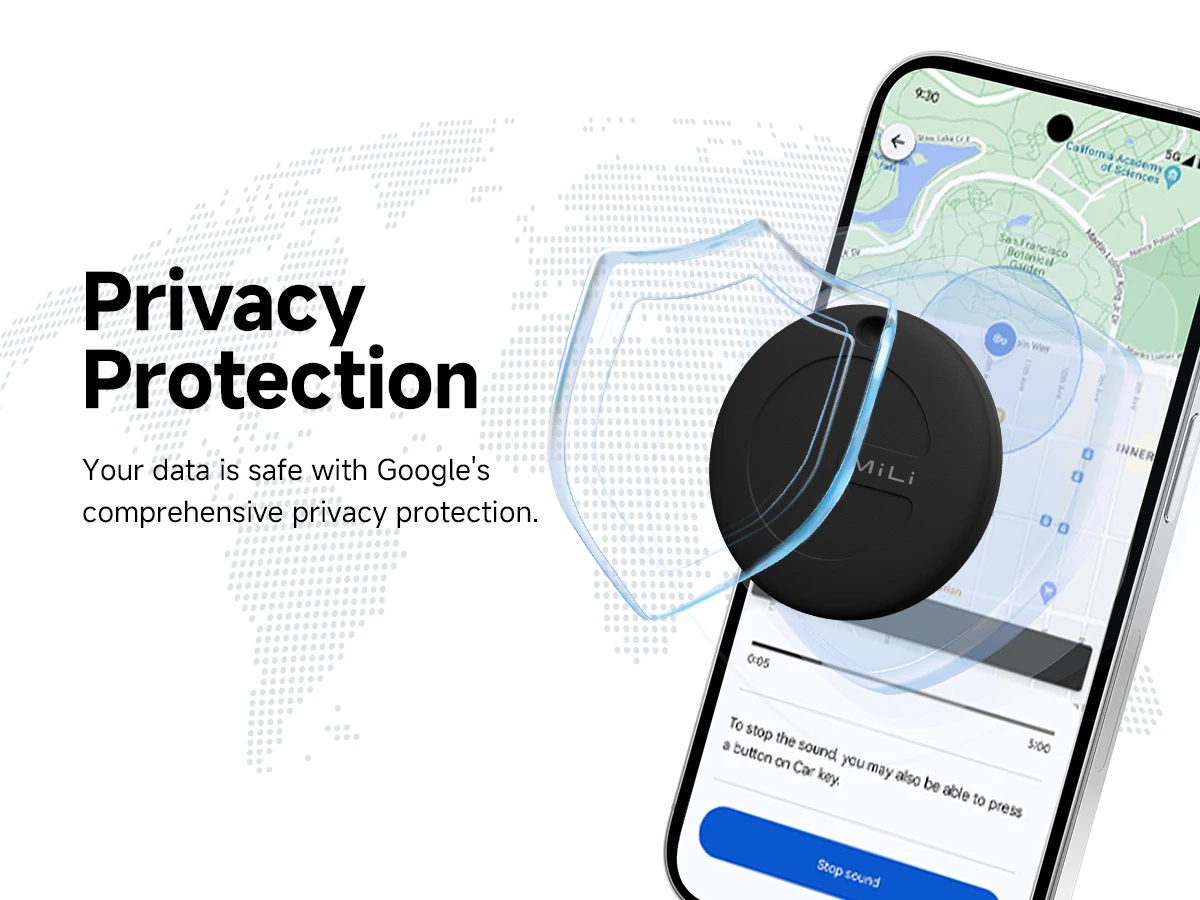 1–4 Stück MiLi Mitag Go GPS-Tracker Google Find My Android Finder, kompatibel mit Google Find Hub (nur Android). Key Wallet Finder – Detail 6