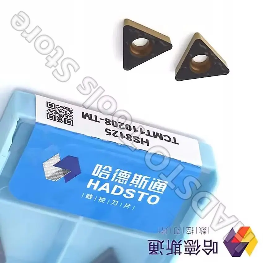 

TCMT110204-TM HS8125/TCMT110208-TM HS8125 HADSTO CNC blade carbide inserts Turning inserts 10pcs/box