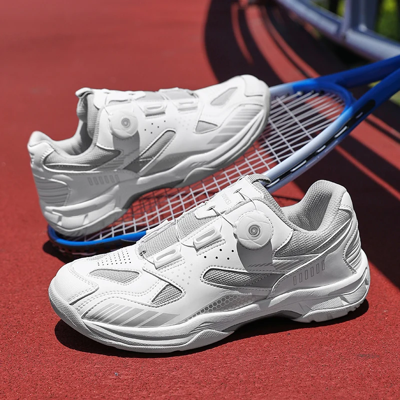 Schnellschnür-Badminton-Schuhe für Damen und Herren, Trainingsschuhe, stoßdämpfende, rutschfeste Volleyball-Sport-Sneaker – Detail 13