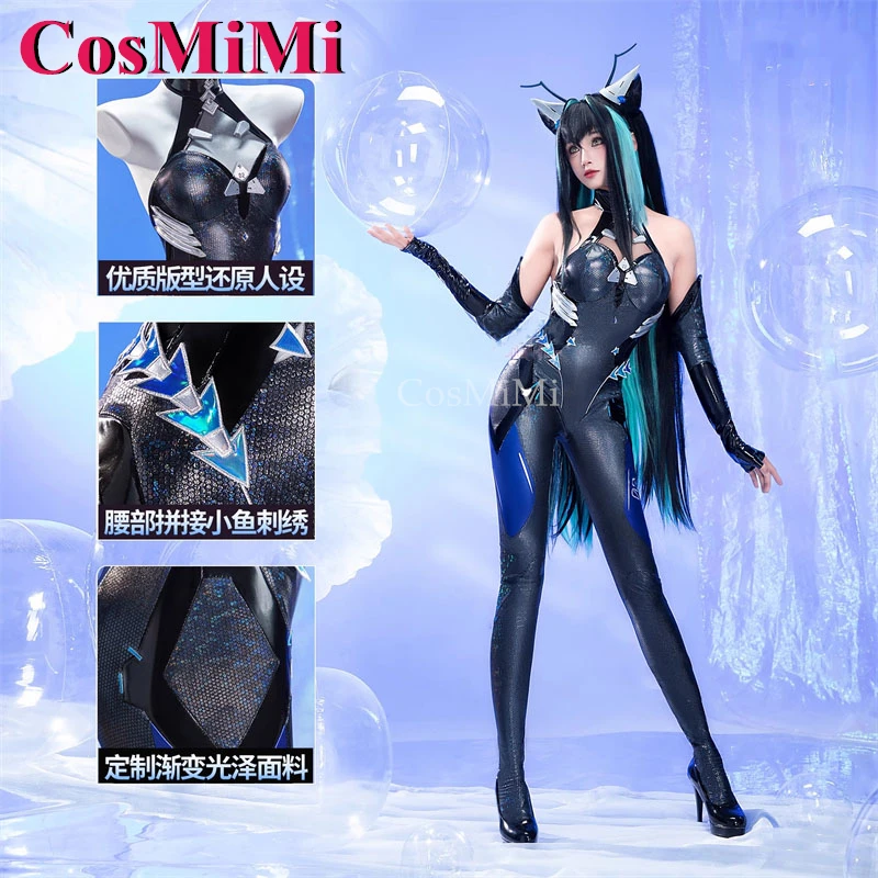 CosMiMiเกมNIKKEไซเรนชุดคอสเพลย์หวานElegant Jumpsuitsเครื่องแบบผู้หญิงชุดCarnival Partyบทบาทเล่นเสื้อผ้าใหม่