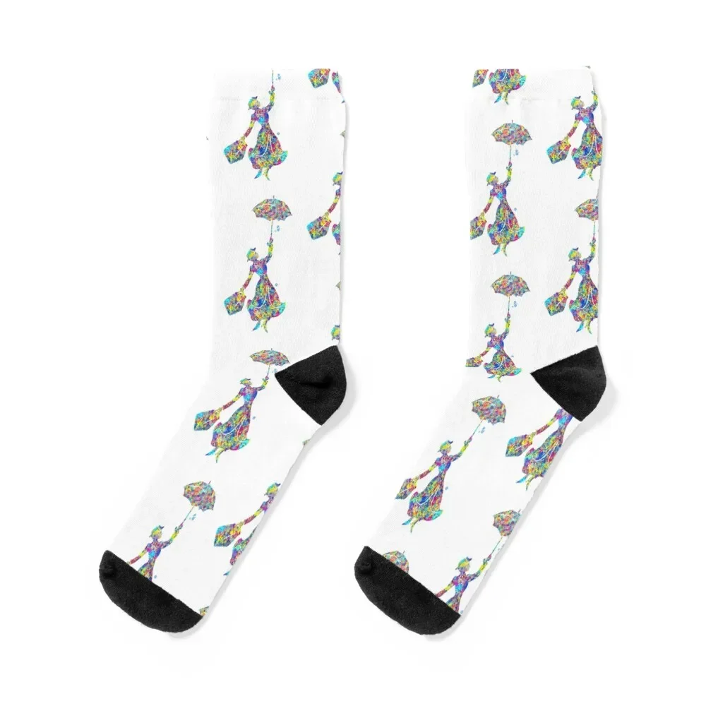 

Mary Poppins - The Magical Nanny Socks aesthetic retro funny sock Novelties Women Socks Men's