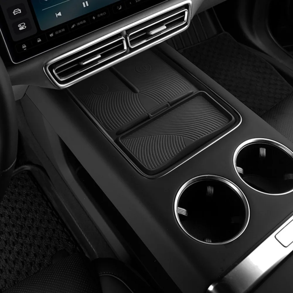 For LiXiang L7 L8 L9 2022 2023 Car Magnetic Flap Flexible Silicone Padding Storage Box Anti Slip Protective Pad for Li Xiang