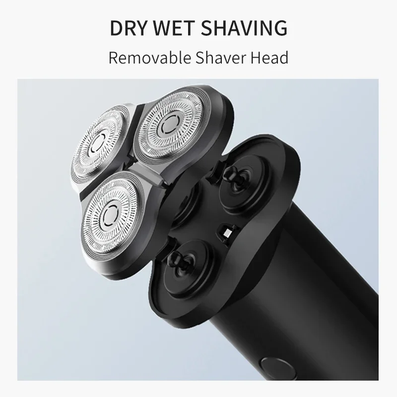 Electric Shaver S300 Razor Men IPX7 Waterproof 3D Floating Shavers - Type-C Charging