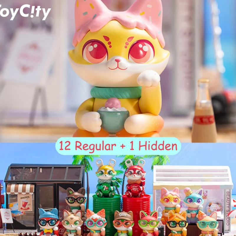 

Original Cassy Cat Drinks Series Surprise Blind Box Cartoon Designer Dolls Mistery Figure Kawaii Trendy Toys Girls Holiday Toy