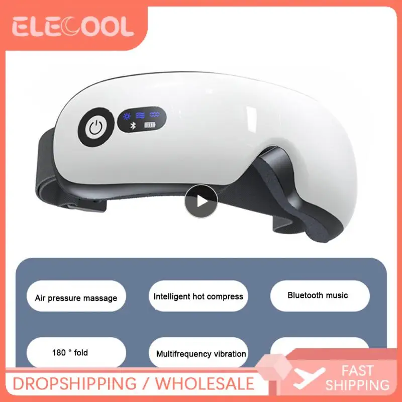 

Rechargeable Smart Eye Massager Facial Massager Bluetooth Music Foldable Air Pressure Heating Massage Relaxation