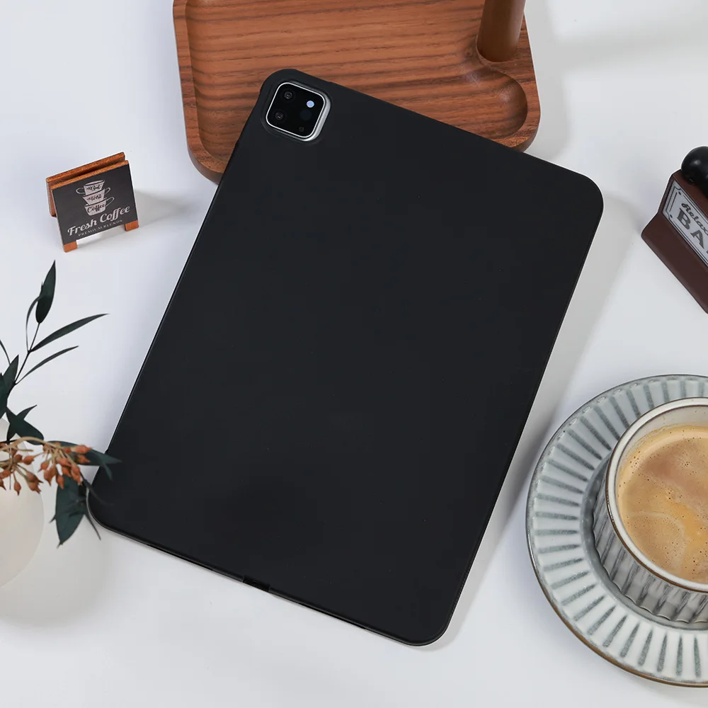 Frosted Tablet Case for Samsung Galaxy Tab S8 S9 S10 S11 Ultra S7 Plus A7 A8 A9 Cover Pure Black High-Grade Matte Flat Shell