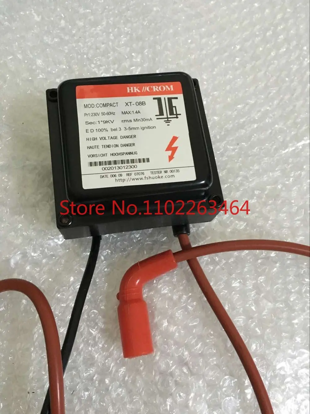 XT-8 ignition transformer XT-08B 1 * 8KV 100% ignition frequency XTS-8