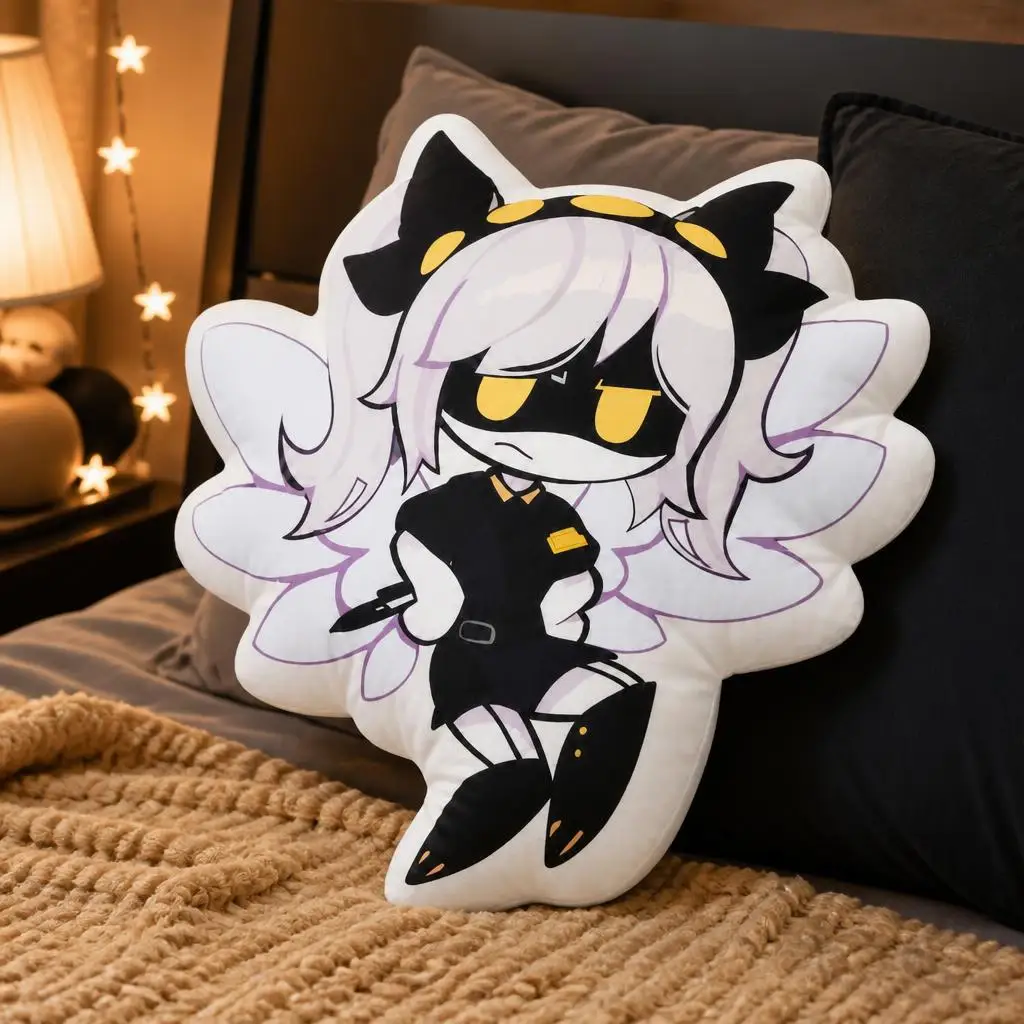 Murder Drones J Disassembly Drone Robot Anime Plush Pillow Cushion Irregular Stuffed Throw Pillow Home Decor Gift Sofa Bed