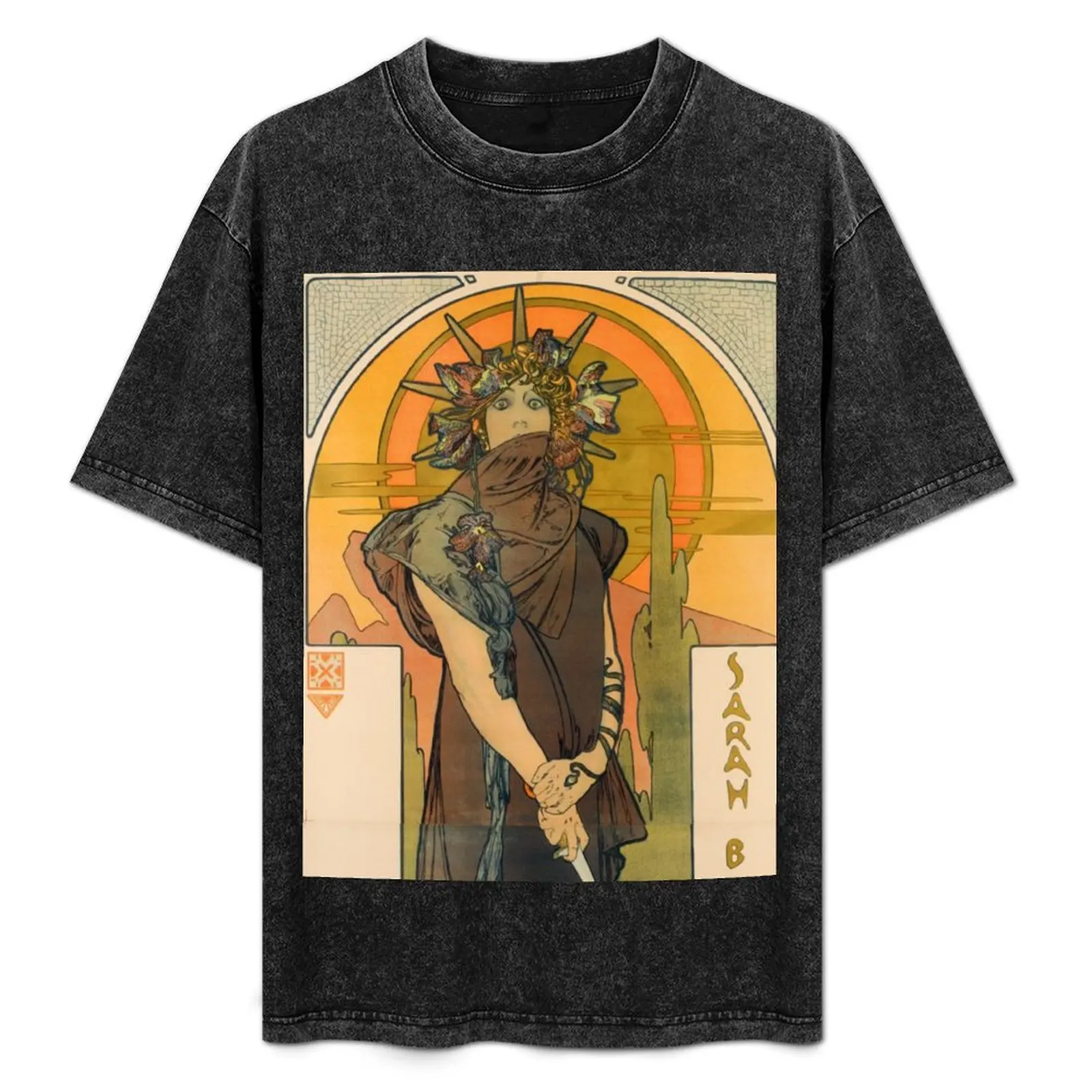 

Médée Beautiful Art nouveau vintage art - Alphonse Mucha T-Shirt Summer Fashion Casual Tee Shirt