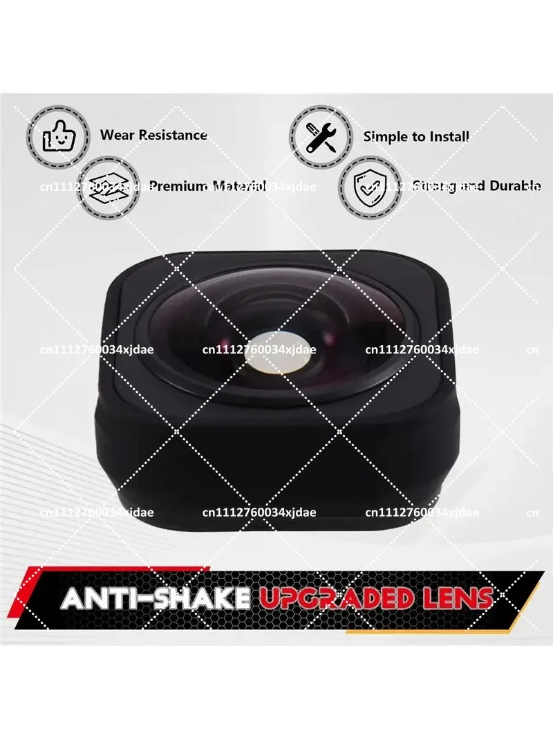 Wide Angle Lens for   Pro 9/10 Action Camera, Anti Shake Replacement Lens for Go 9