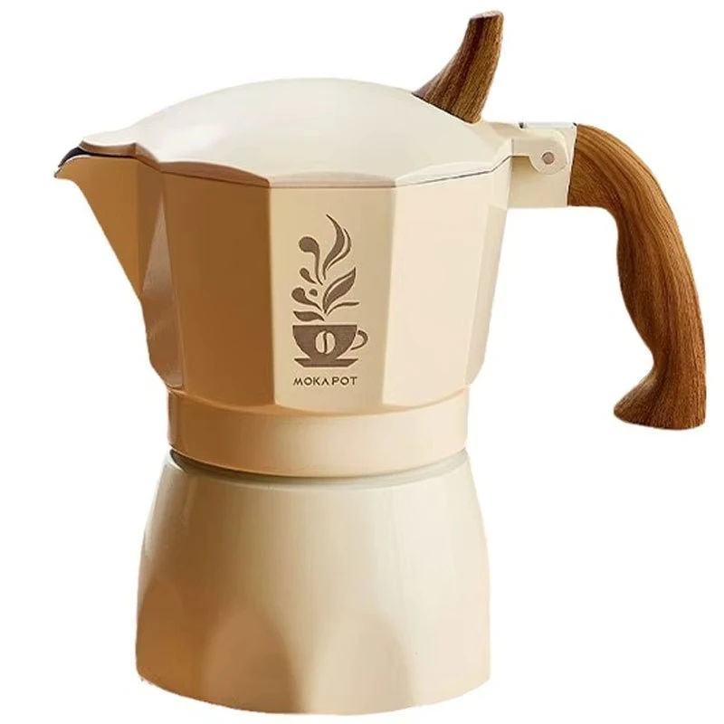 300Ml Single Valve Moca Pot Espresso Machine Mini Aluminum Hand Brew Coffee Pot Portable Home Italian Coffee
