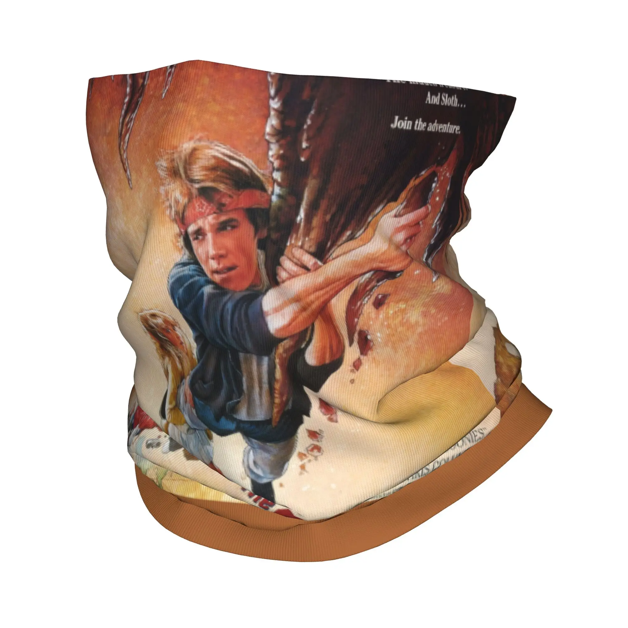 

Custom The Goonies Bandana Neck Warmer Women Men Winter Ski Tube Scarf Gaiter Adventure Movie Face Cover