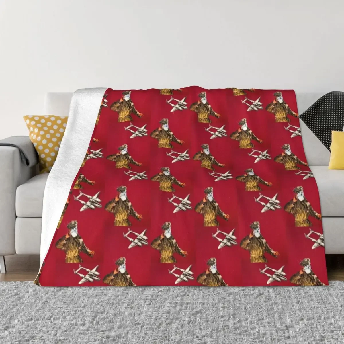 war bird Throw Blanket Plush Beach Blankets