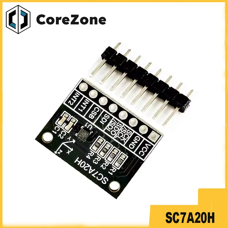 SC7A20H High Precision 3-Axis Gravity Acceleration Tilt Angle Sensor Module IIC/SPI Transmission