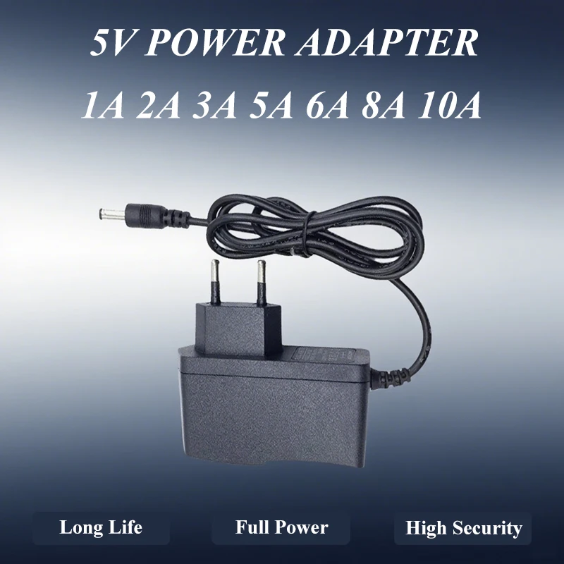 

Transformer AC 220V 110V TO DC 5V 1A 2A 3A 5A 6A 8A 10A LED Transformers 5V AC DC 220 V 110 V TO 5 V Power Supply For LED Strips