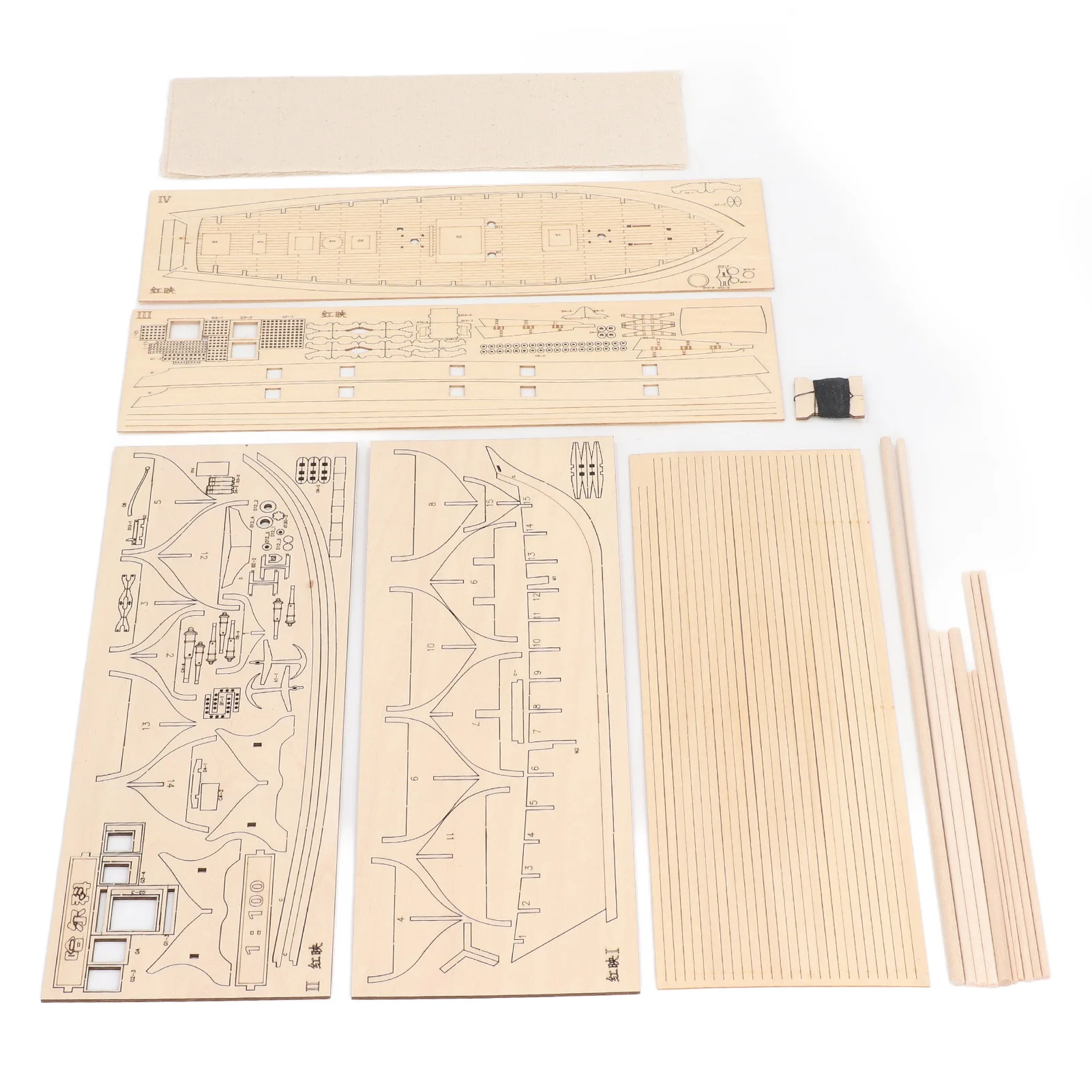 ZK20 Scheepsmodel 1/100 Schaal Vaardigheidsontwikkeling Houten Interactieve Assemblage Bootmodel Kit voor Kinderen Volwassenen DIY