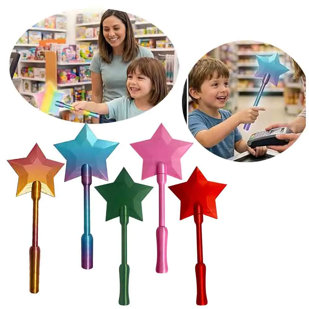 

3D-печатный портативный держатель для карт Star Magic Wand: безопасное хранение кредитных карт, держатель для карт с функцией Tap To Pay, для повседневного использования