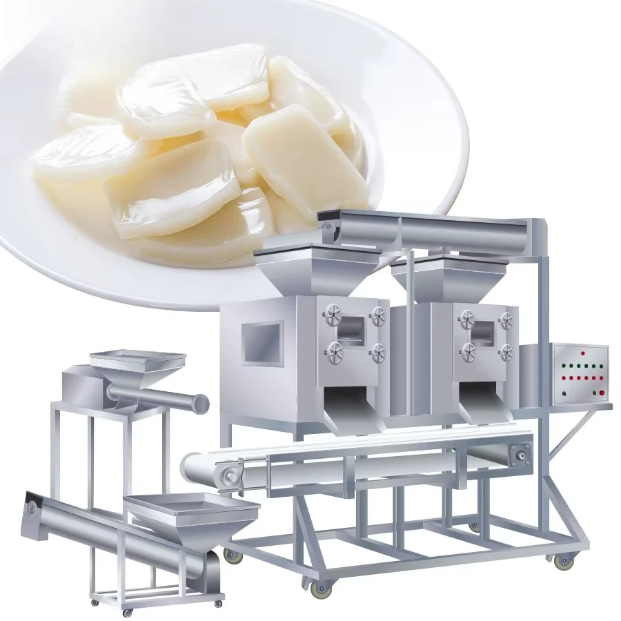 Full Automatic Tteokbokki Rice bar Rice Noodle Production Line Making Machines with Low Price .