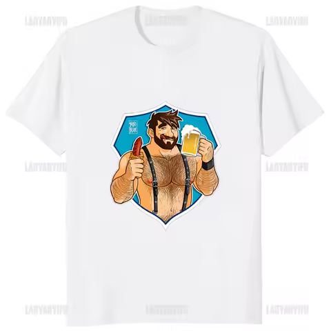 New Arrival Adam Likes Funny Cotton T-Shirt Bobobear Printed Gay T Shirt Humor BEAR Graphic Fashion Comfort Breathe Man Tshirt