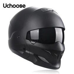 Casco de escorpión desmontable multiusos, casco combinado, locomotora de motocicleta, personalidad, medio casco de depredador, 2022