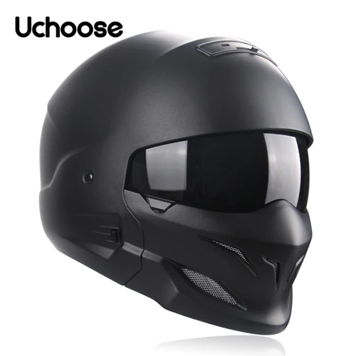 Imagen 1 del producto Casco de escorpión desmontable multiusos, casco combinado, locomotora de motocicleta, personalidad, medio casco de depredador, 2022