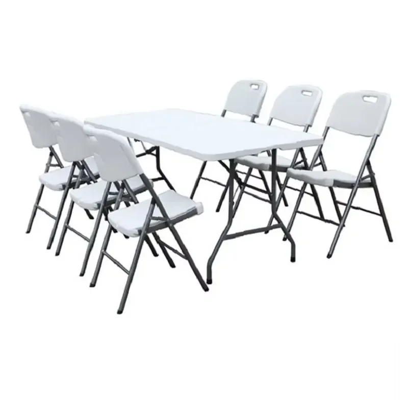 for 6 Feet 180 cm Rectangular Folding Table HDPE Plastic Folding Table
