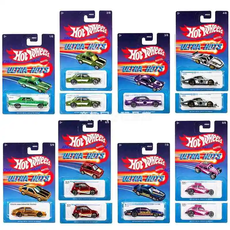 Mattel Hot Wheels Car Target Ultra Hots 2024 Mix 2 HDG52 F Case 1/64 Diecast Vehicle Model Cars Model Toys for Boys Gift