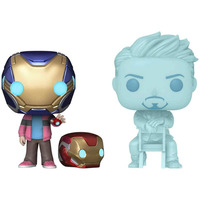 Morgan Stark & Tony Stark Vinyl Figure Dolls Toys