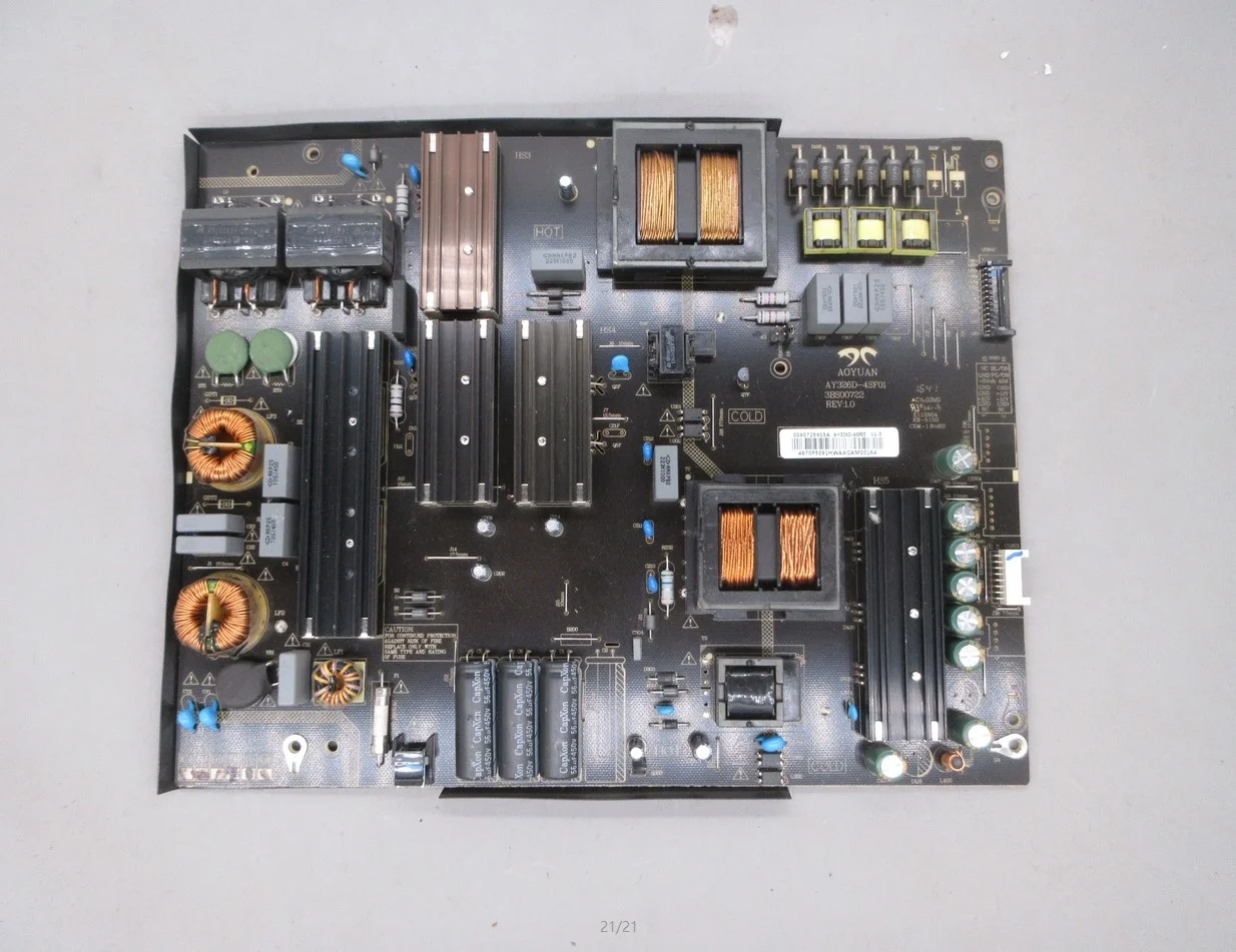 Disassemble for Haier u70h3 power board ay326d-4sf01 3bs00722 0090726903a