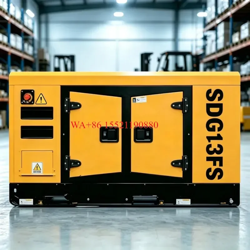 WMWMNU for Firman 13kVA 10.4kW Silent Diesel Generator Set 50Hz 400V 3 Phase Small Industrial Standby Power Supply Diesel
