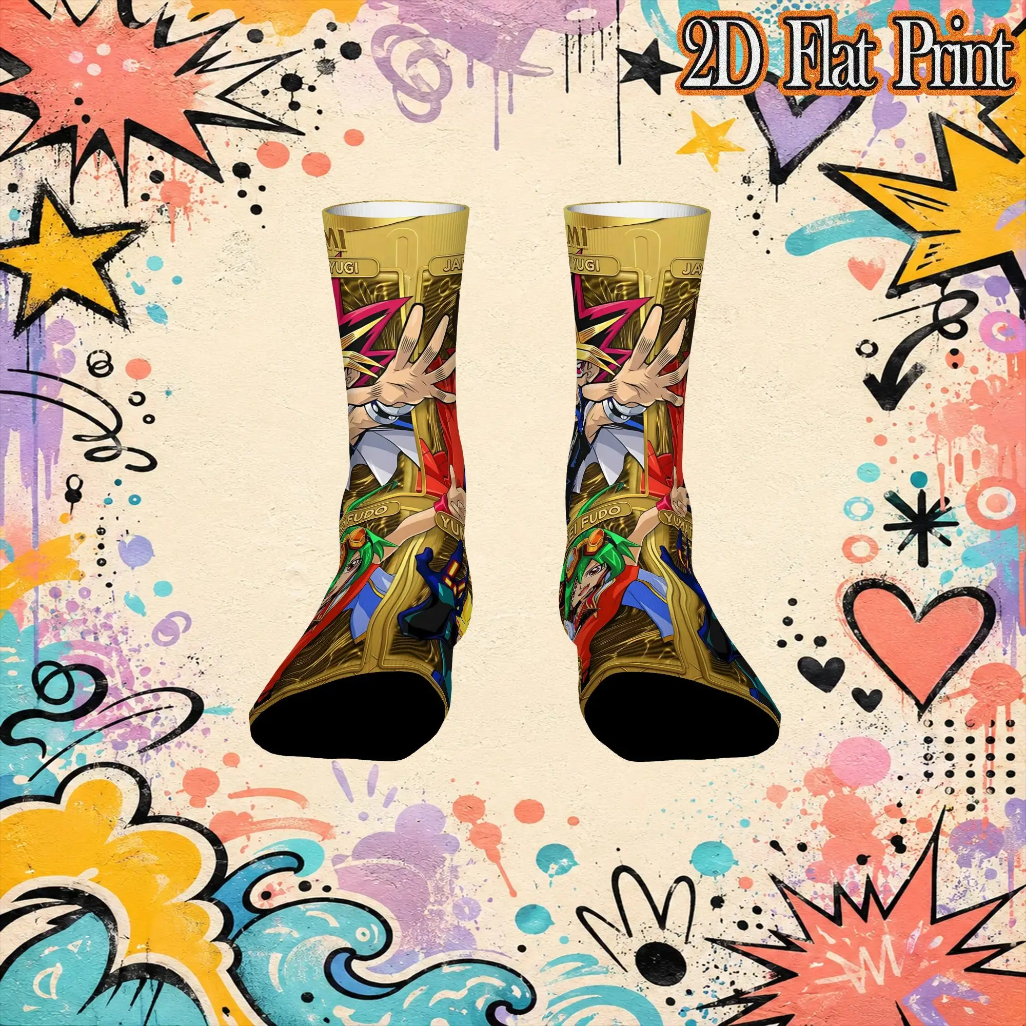 Sport YU GI OH Card Meme Crazy Running Men's compression Socks Unisex items Crew Sock Cycling socks