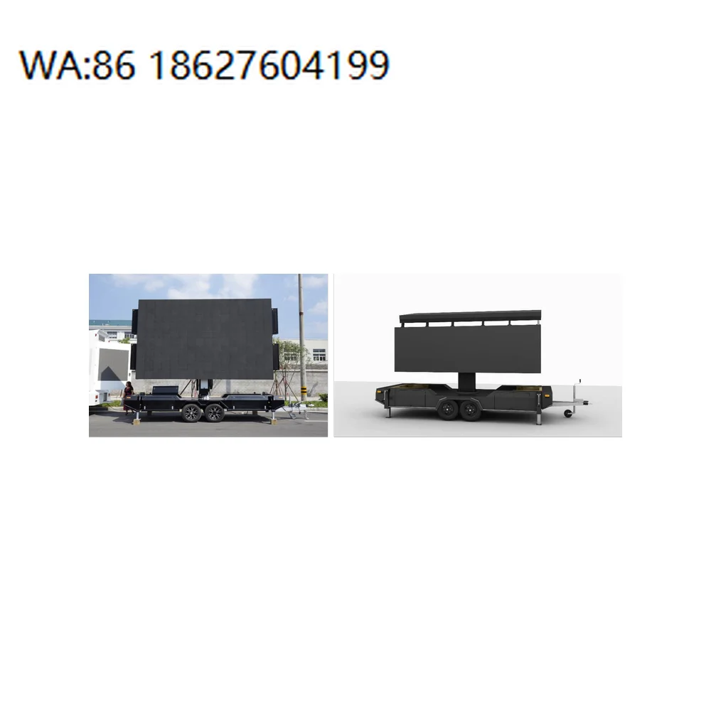 

Mobile Foldable LED Trailer Display Outdoor Waterproof Digital Screen For Advertising Events