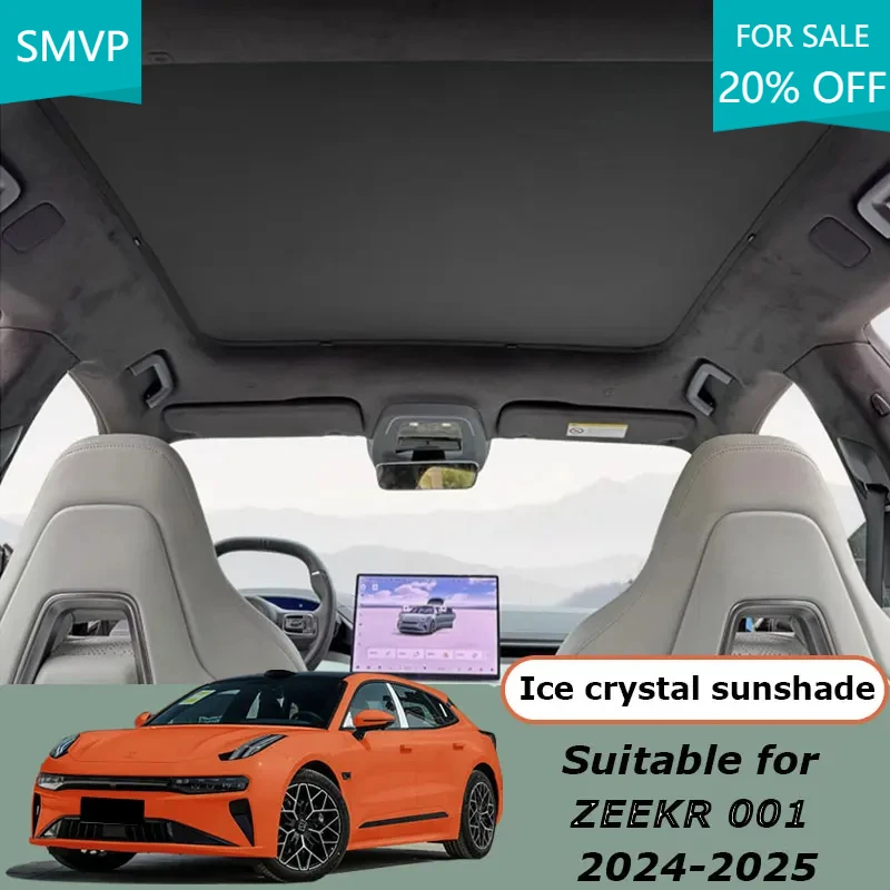 

Sunroof Sun Shade Moonroof Sunshade curtain Car Roof Awning Cover Anti UV Sunscreen insulation For ZEEKR 001 2024 2025 2021-2023