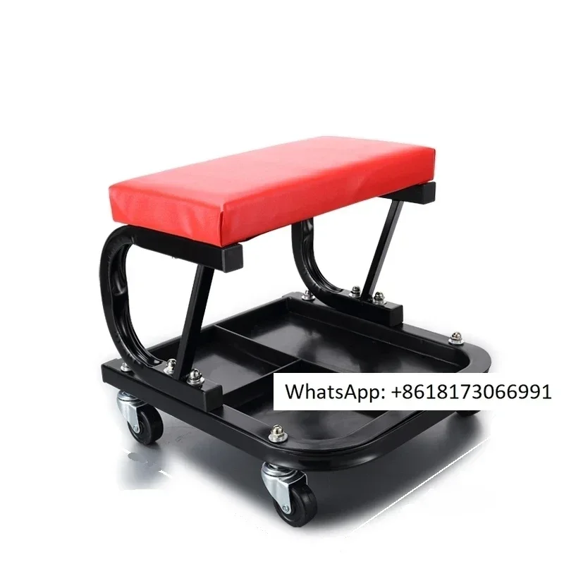 Bench with wheels Auto repair parts Repair workbench Repair with pulleys Roller skating low