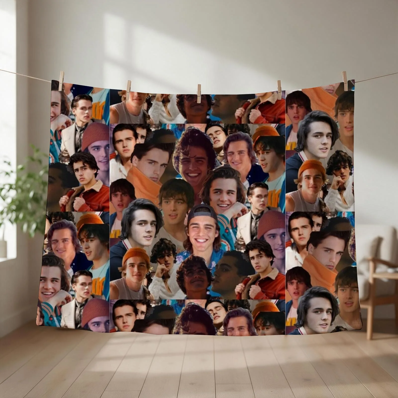 charlie gillespie Throw Blanket Summer for sofa Flannel Fabric christmas decoration Blankets