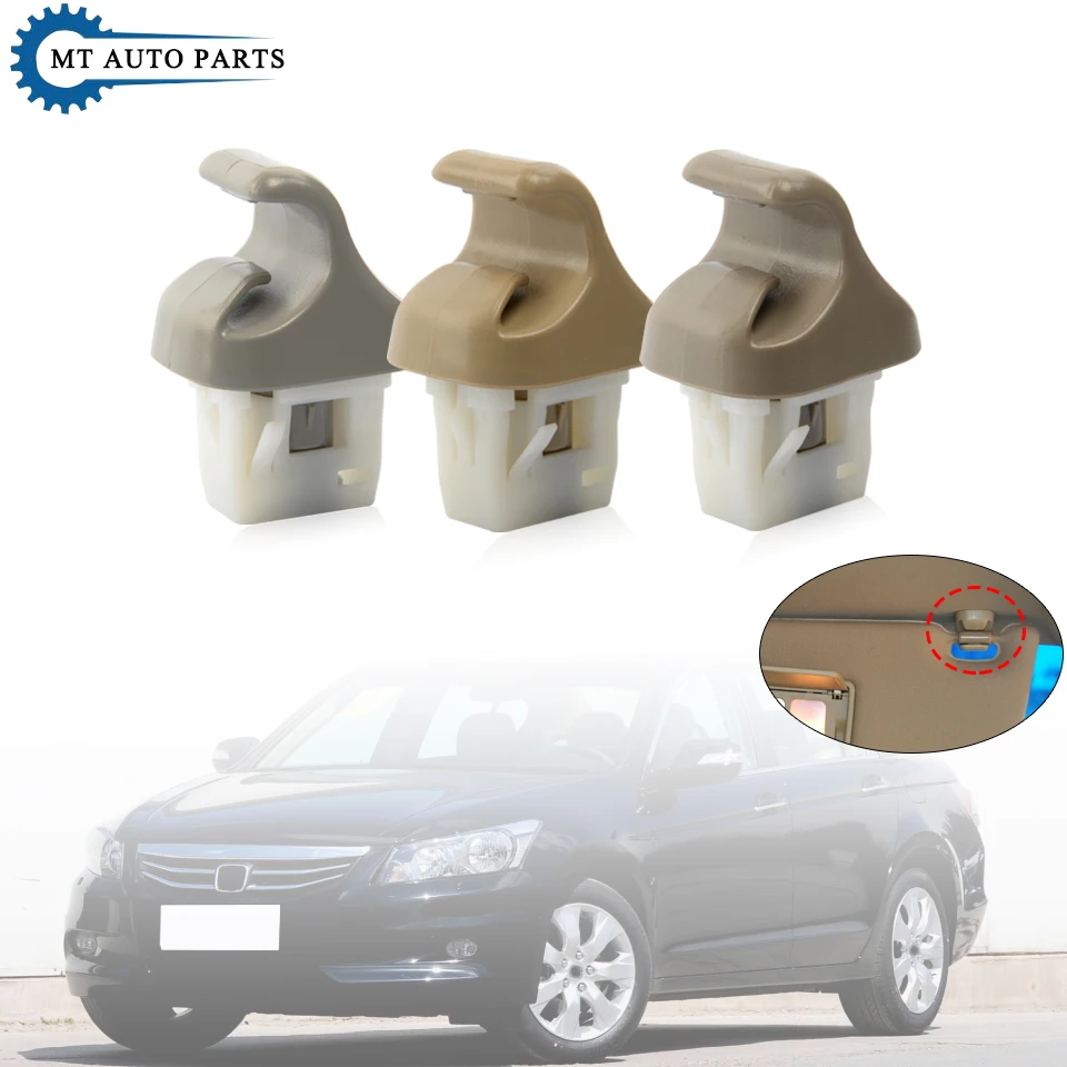 MTAP 혼다 어코드 2008-2013 CP1 CP2 CP3, 오디세이 RB3 2009-2014 정품 자동차 선바이저 거치대 클립, 선바이저 패스너