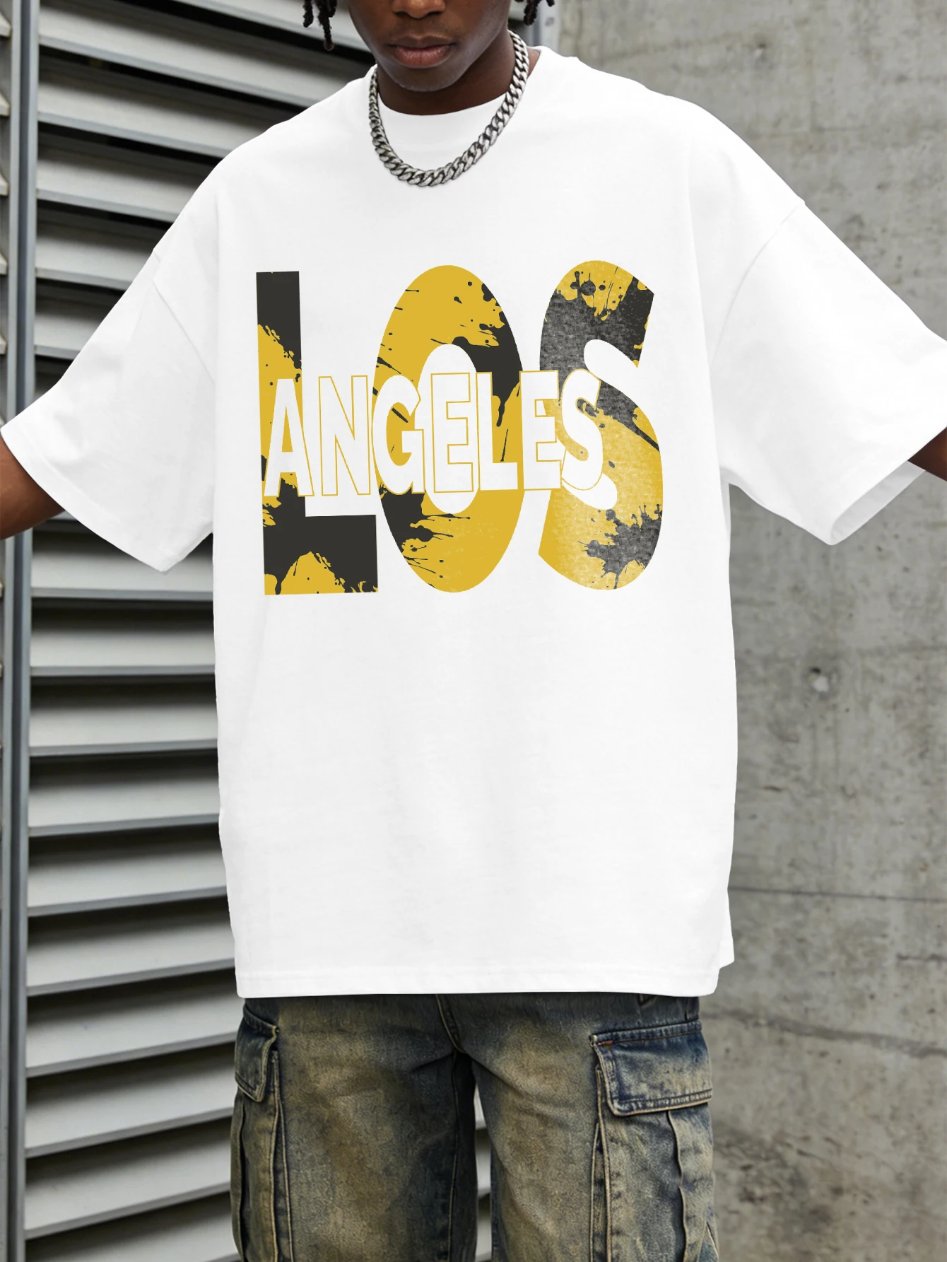 Streetwear Brand Los Angeles - Men's Oversized Casual Streetwear Tee Brand