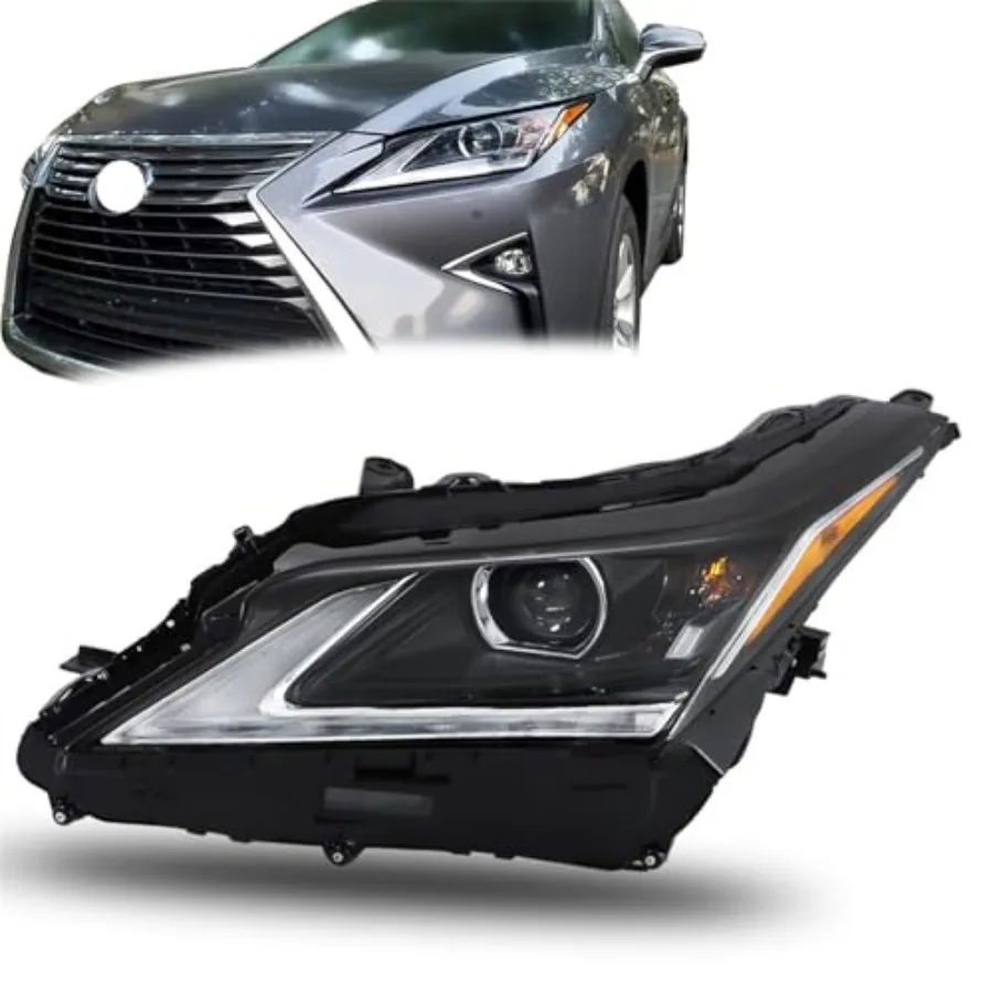 1 قطعة مجموعة مصابيح أمامية لاستبدال لكزس RX350 RX450h 20162019 المصابيح الأمامية ث o AFS مجموعة جانب السائق LH 811500E260 عالية السطوع #1