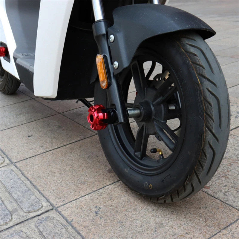 1Pair Motorcycle Frame Slider Wheel Crash Protector Motorbike Falling Protection Front Fork Cup Moped Scooters Accessories