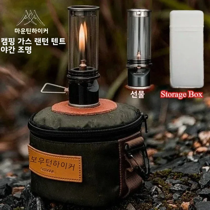 

Газовая лампа-свеча MOUNTAINHIKER: Ветрозащитная, с эффектом живого пламени, для палаток, портативное освещение для кемпинга на открытом воздухе