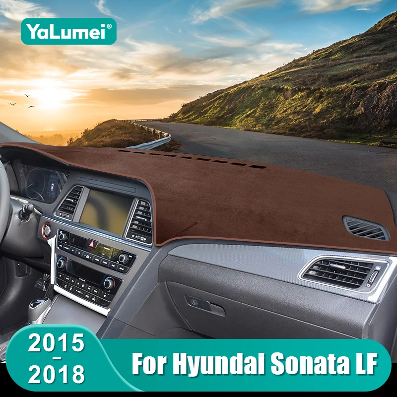 Für Hyundai Sonata LF 2015 2016 2017 2018 Auto-Armaturenbrettmatte Sonnenschutz Instrumententafel Rutschfeste Abdeckung Zubehör