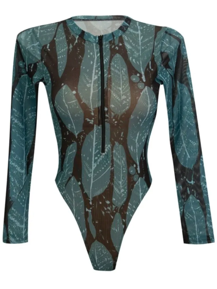 New High Waist Sexy Swimsuit Women Summer Bathing Suit Bikini Set Long Sleeve Swimwear Women Beach Swimming Suit For Female