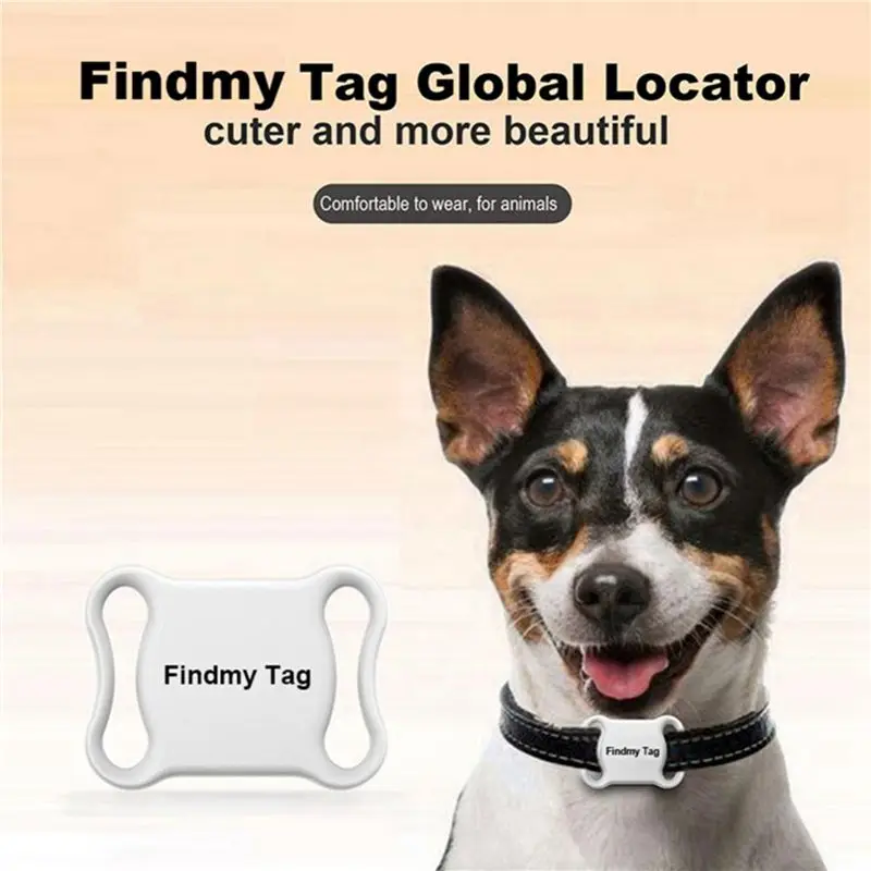 A25P 2X GPS Tracker 2.4G Low-Power WIFI Locator Auto Huisdieren Airtags Smart Finder Key Finder Positionering Findmy Tag APP (wit)