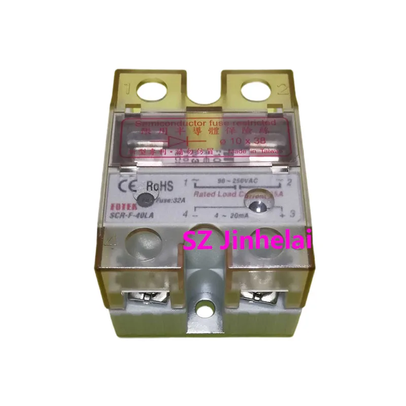 New and Original FOTEK SCR-F-40LA Solid State Relays High Quality SSR Relay 25A Fotek